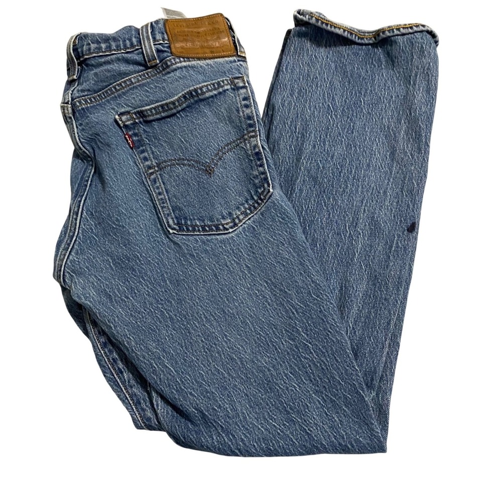 Levis Premium 517 Slim Bootcut Jeans Mens 32x30 Med Wash Big E Denim 00517-0254